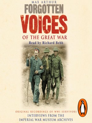 cover image of Forgotten Voices of the Great War